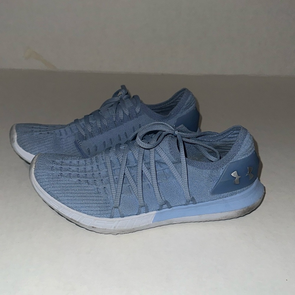 Baby blue Under Armor Shoes